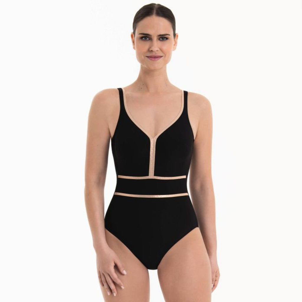 Anita Cura Badpak 7207 001 Zwart 38 / C