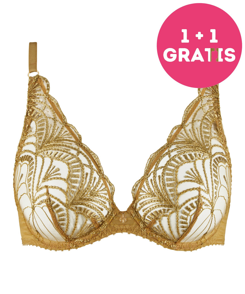 Aubade ETHNIC VIBES bh opgaande naad 2BF12 SUBL sublime bronze