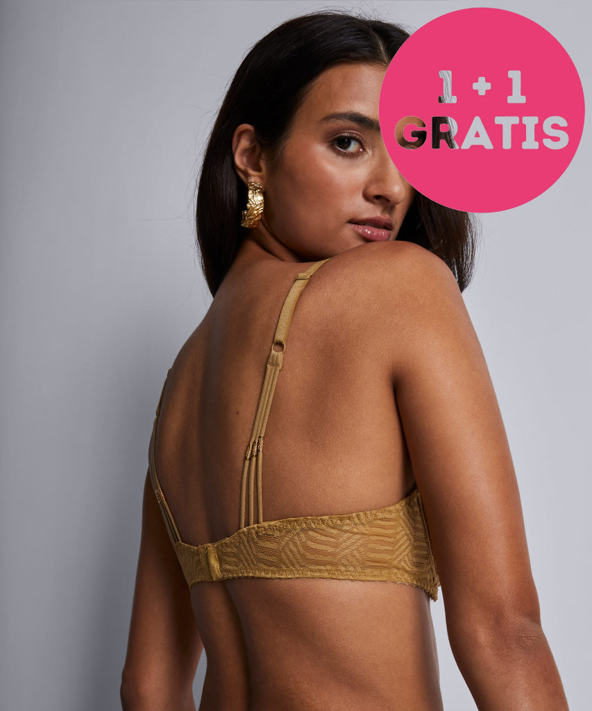 Aubade ETHNIC VIBES bh opgaande naad 2BF12 SUBL sublime bronze