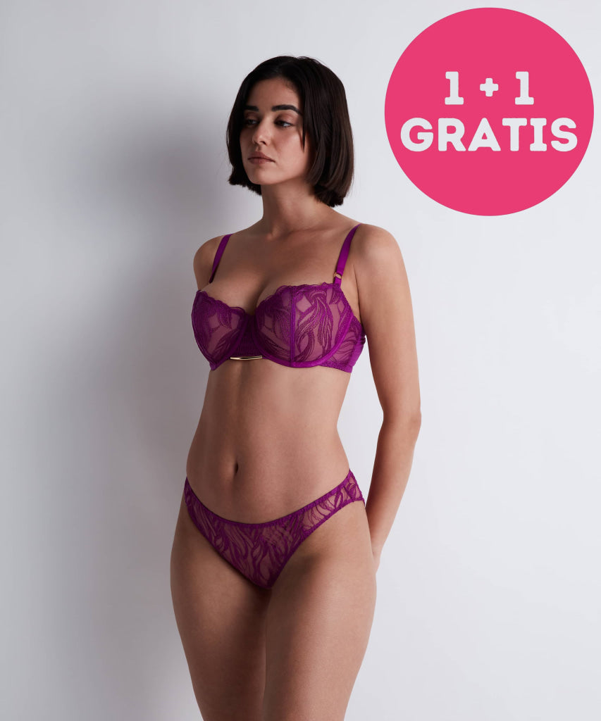Aubade Into The Groove balconnet 3BF14 PIKA Pink Karma