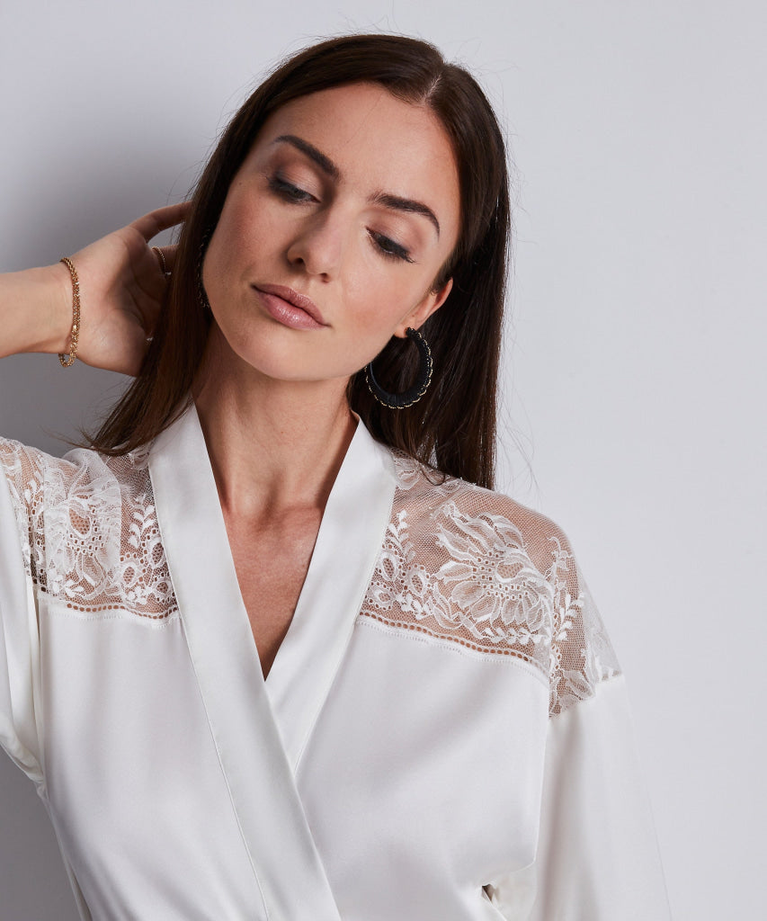 Aubade Midnight Whisper Kimono 2S65 Opal Opale