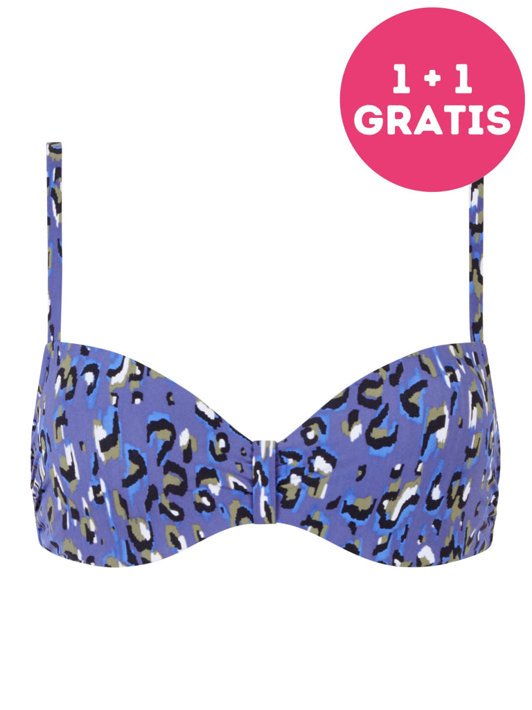 Chantelle Beachwear Eos Bikini C11T50 0J3 Blue Leopard