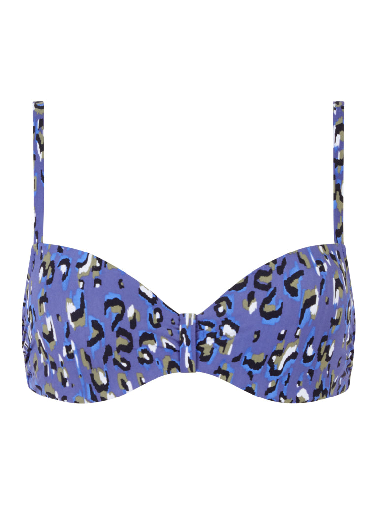 Chantelle Beachwear Eos Bikini C11T50 0J3 Blue Leopard