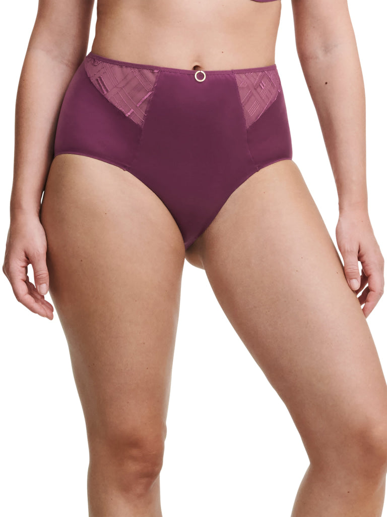 Chantelle Graphic Support Taille Slip C21S80 01Y Tannin