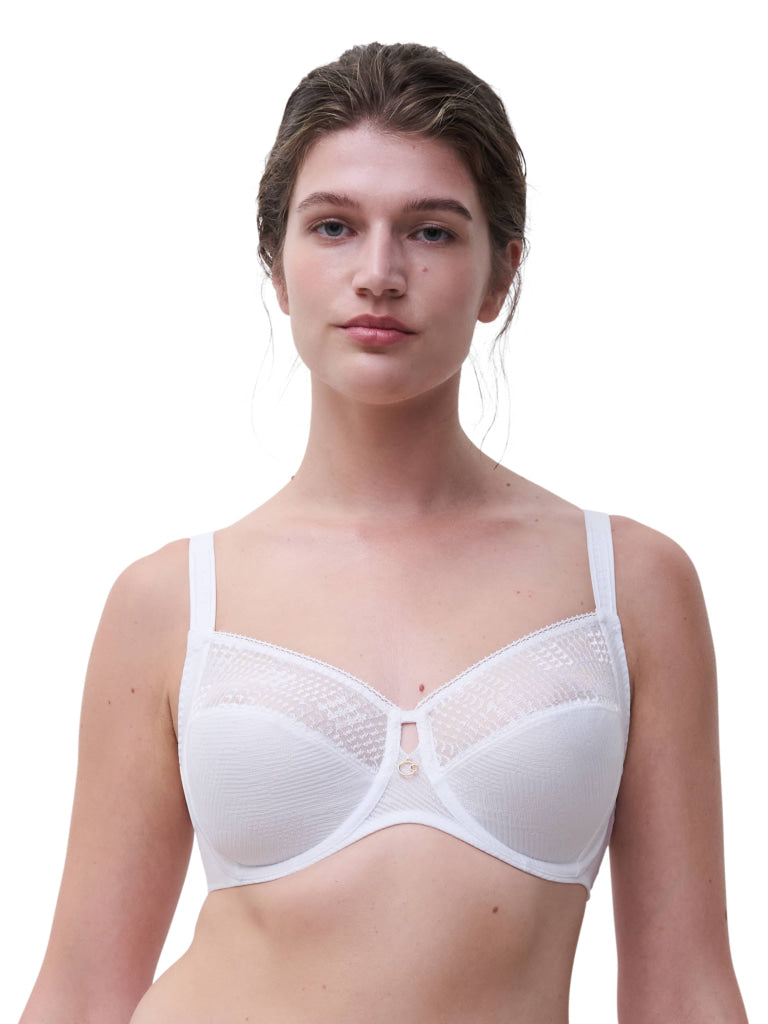 Calvin Klein Underwear Beugelbeha met labelprint in zilver gemêleerd
