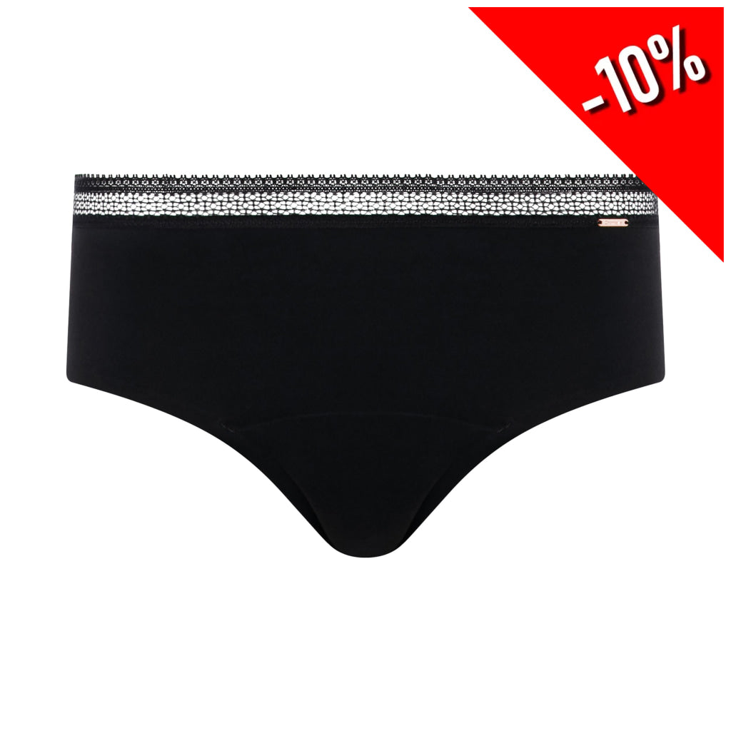 Chantelle Menstruatieslip Short C16L40 011 Zwart