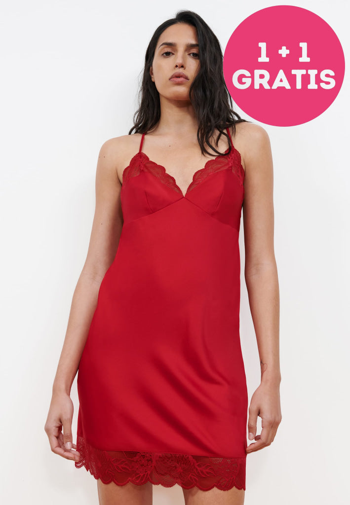 Chantelle Midnight Flowers Nachtkleed C12Nd0 05W Scarlet Xs