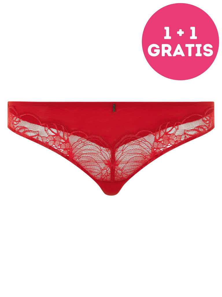 Chantelle Midnight Flowers Slip C12N30 05W Scarlet