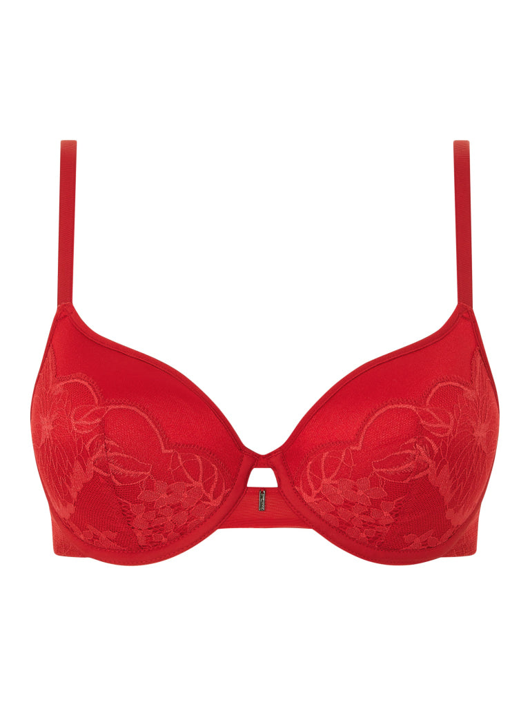 Chantelle Midnight Flowers T-Shirt Beha C12N60 05W Scarlet