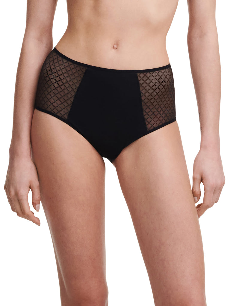 Chantelle Norah Chic Broekje Hoge Taille C16M80 011 Zwart 36