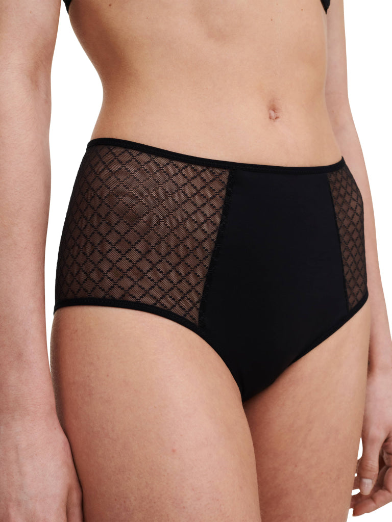 Chantelle Norah Chic Broekje Hoge Taille C16M80 011 Zwart