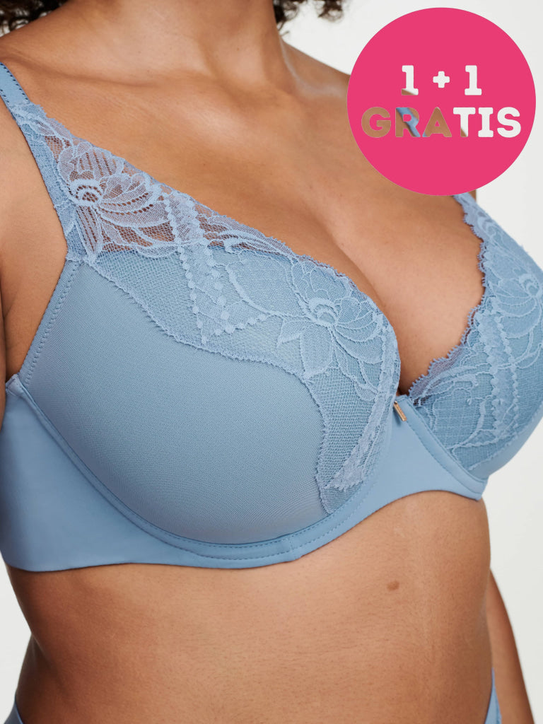 Chantelle Orangerie Dream T-Shirt Beha C17Q20 0E9 Mistgrijs