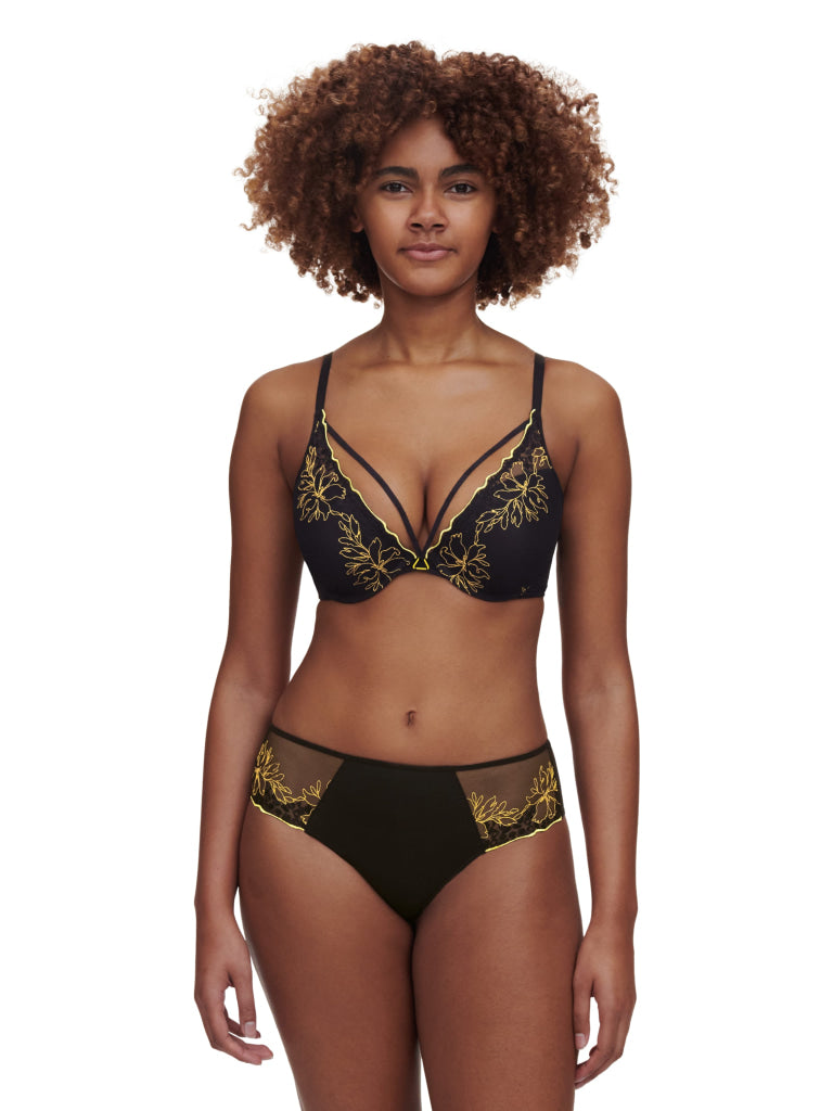 Chantelle SPICE Push up C22BNR 0IU BLACK/YELLOW