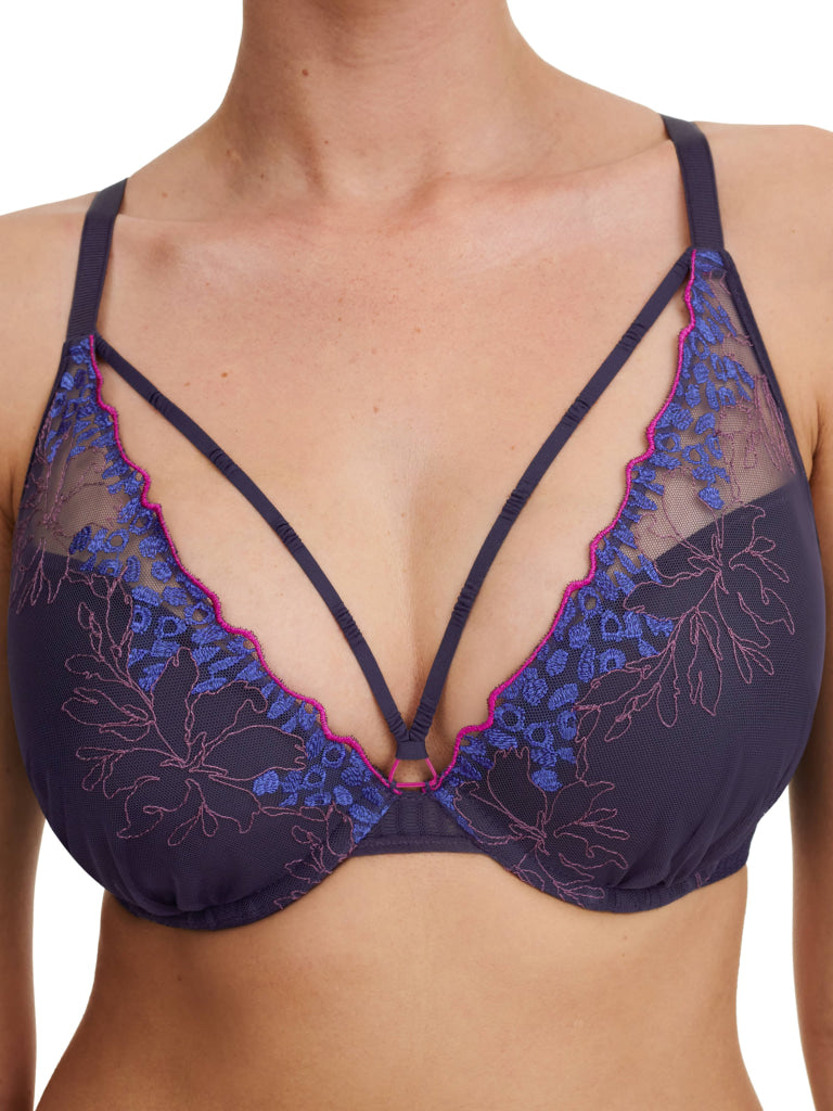 Chantelle SPICE Push up C22BNR 0JT MIDNIGHT BLUE MULTICO