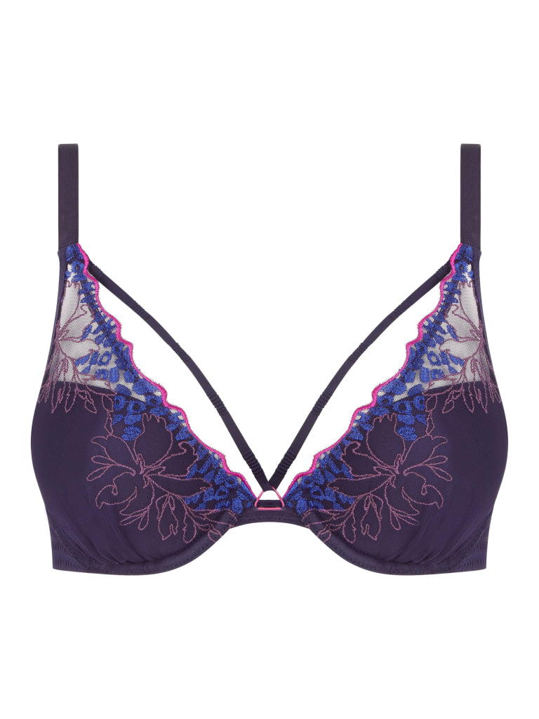 Chantelle SPICE Push up C22BNR 0JT MIDNIGHT BLUE MULTICO