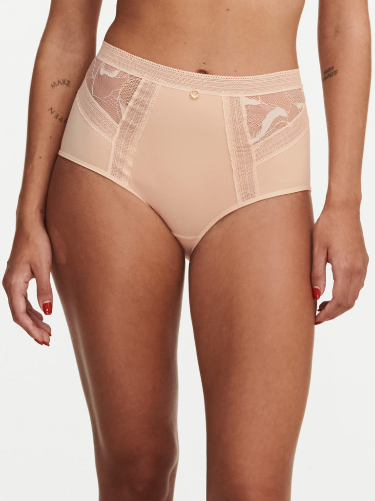 Chantelle True Lace Tailleslip C11M80 01N Goudkleurig Beige 36