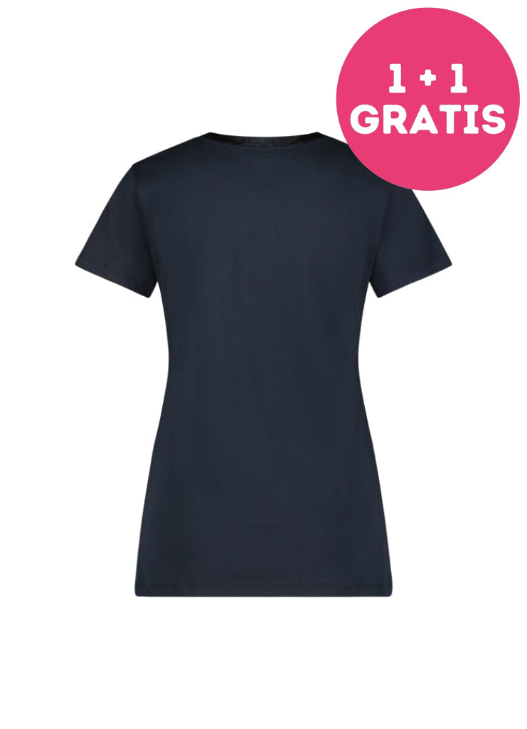 Cyell Essentials Pyjamashirt Korte Mouw 330101 509 Ink