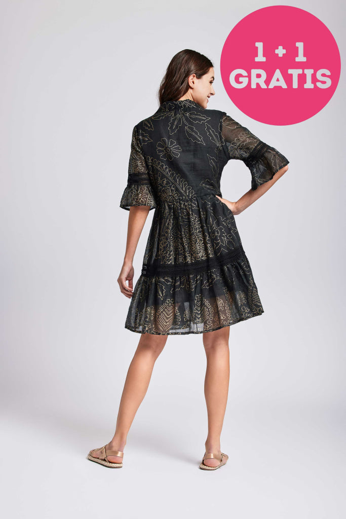 Iconique Kuwait Morgan Dress Knoopjes Db24-099 Mlt
