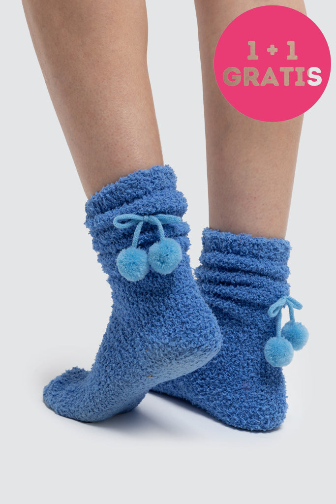 Lords & Lilies Slaapsokken 242-52-TEC-H 877 blauw One Size