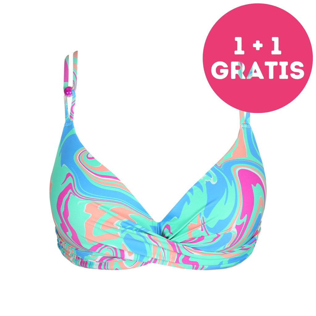 Marie Jo Swim Arubani Voorgevormde Plunge Bikinitop 1007316 Ocs