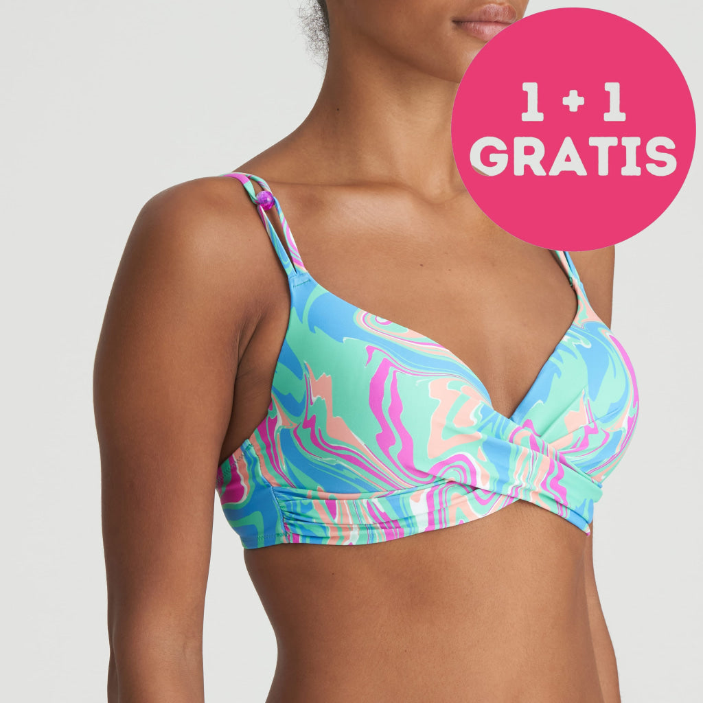 Marie Jo Swim Arubani Voorgevormde Plunge Bikinitop 1007316 Ocs