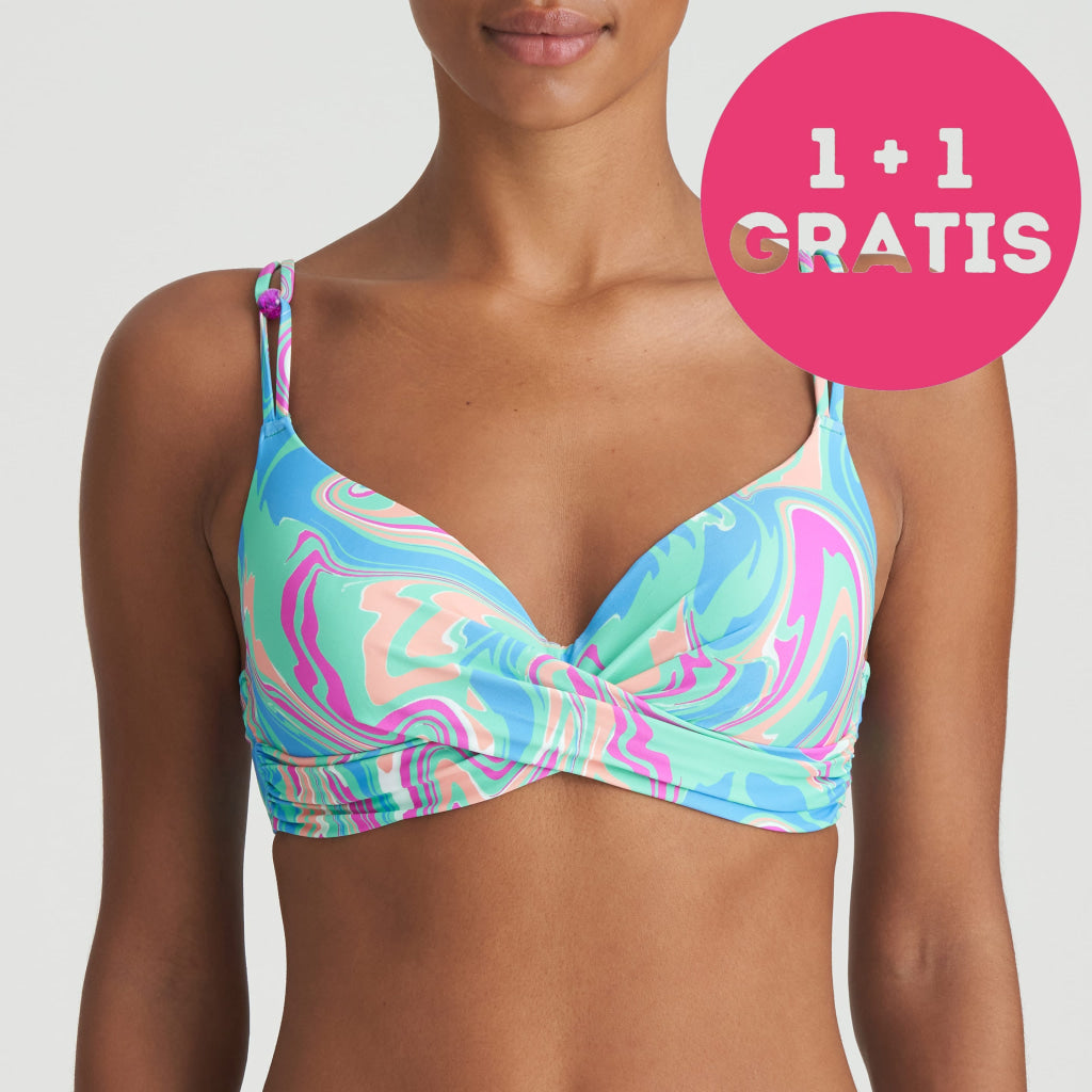 Marie Jo Swim Arubani Voorgevormde Plunge Bikinitop 1007316 Ocs
