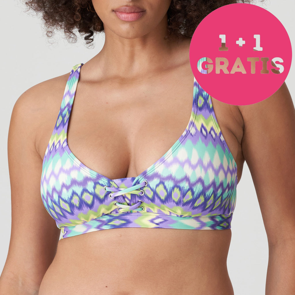 Prima Donna Swim Holiday Plunge Bikinitop Zonder Beugel 4007125 Mzb 38