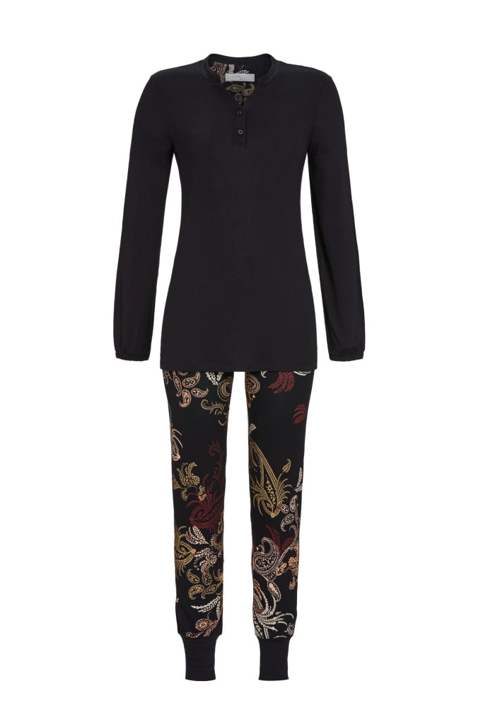 Ringella Pyjama Lange Mouw 3571211 900 Zwart 36