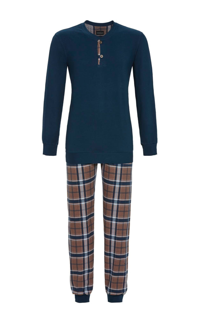 Ringella Pyjama Set Met Lange Broek 3541216 242 Dark Denim