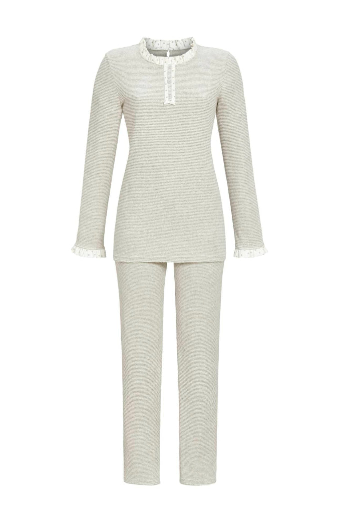 Ringella Pyjama Spons Lange Mouw 3568224 924 Grau-Melange