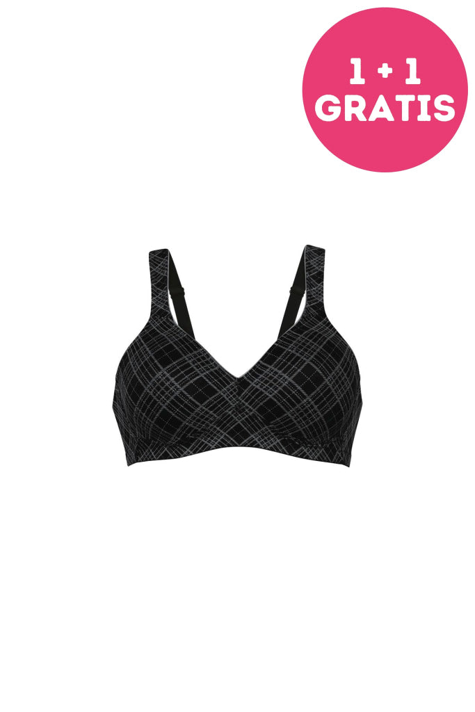Rosa Faia Twin Softbeha Zonder Beugel 5247 477 Black Grey