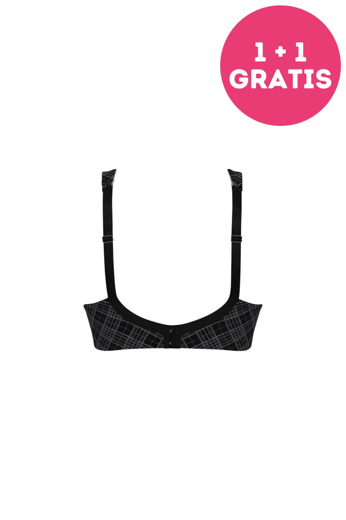 Rosa Faia Twin Softbeha Zonder Beugel 5247 477 Black Grey