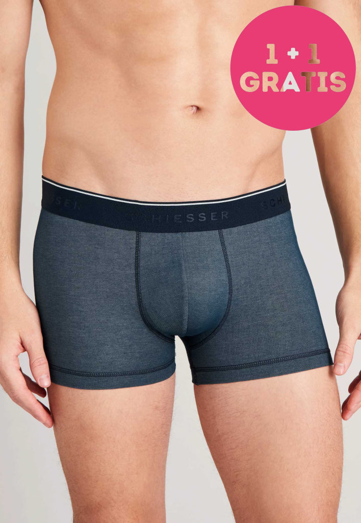 Schiesser Boxer Modalkatoen 175584 824 Indigo: Indigoblauw 6