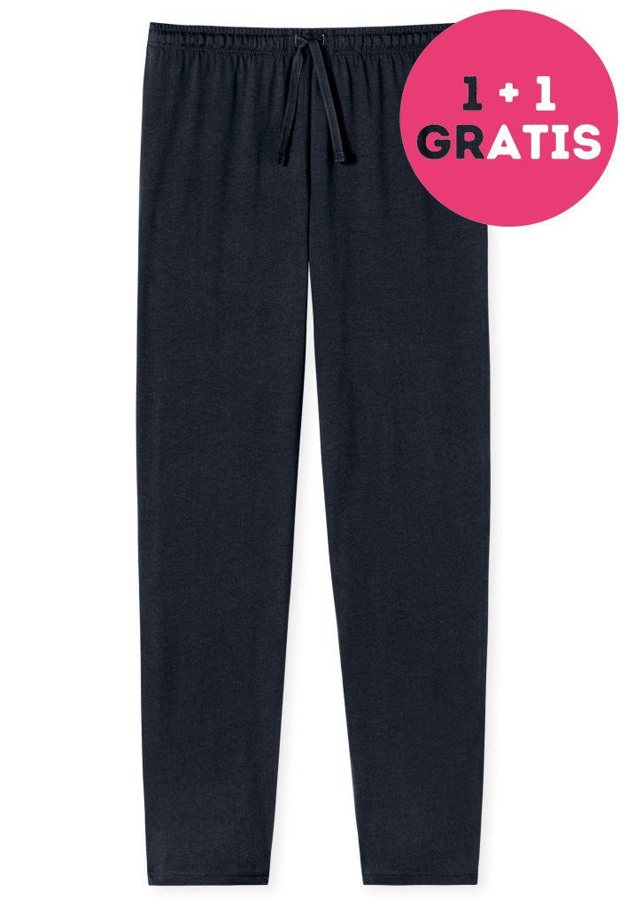 Schiesser Pyjama lang 181928 804 nachtblauw