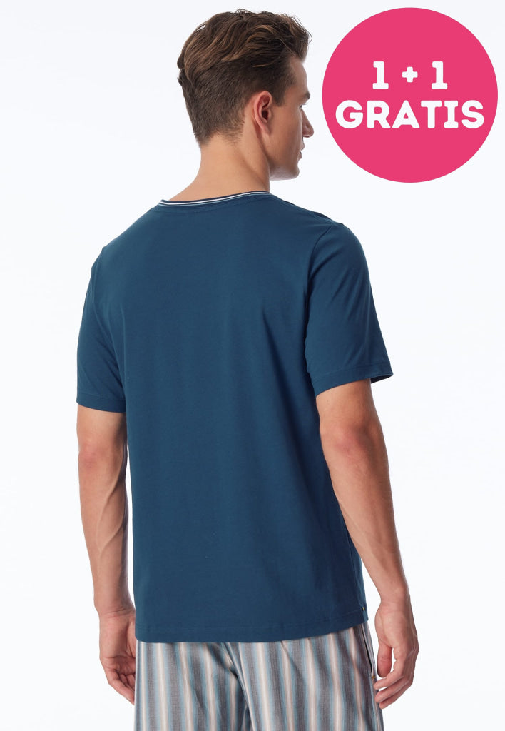 Schiesser T-Shirt Ronde Hals 181184 801 Admiral