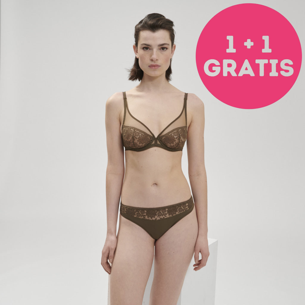 Simone Pérèle Amazone Rio Slip 1C2720 661 Vert Nomade