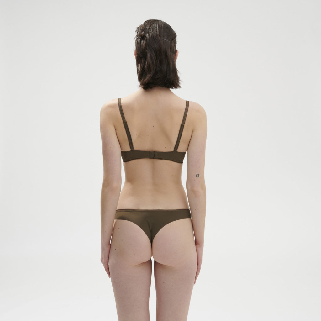 Simone Pérèle Amazone String 1C2710 661 Vert Nomade