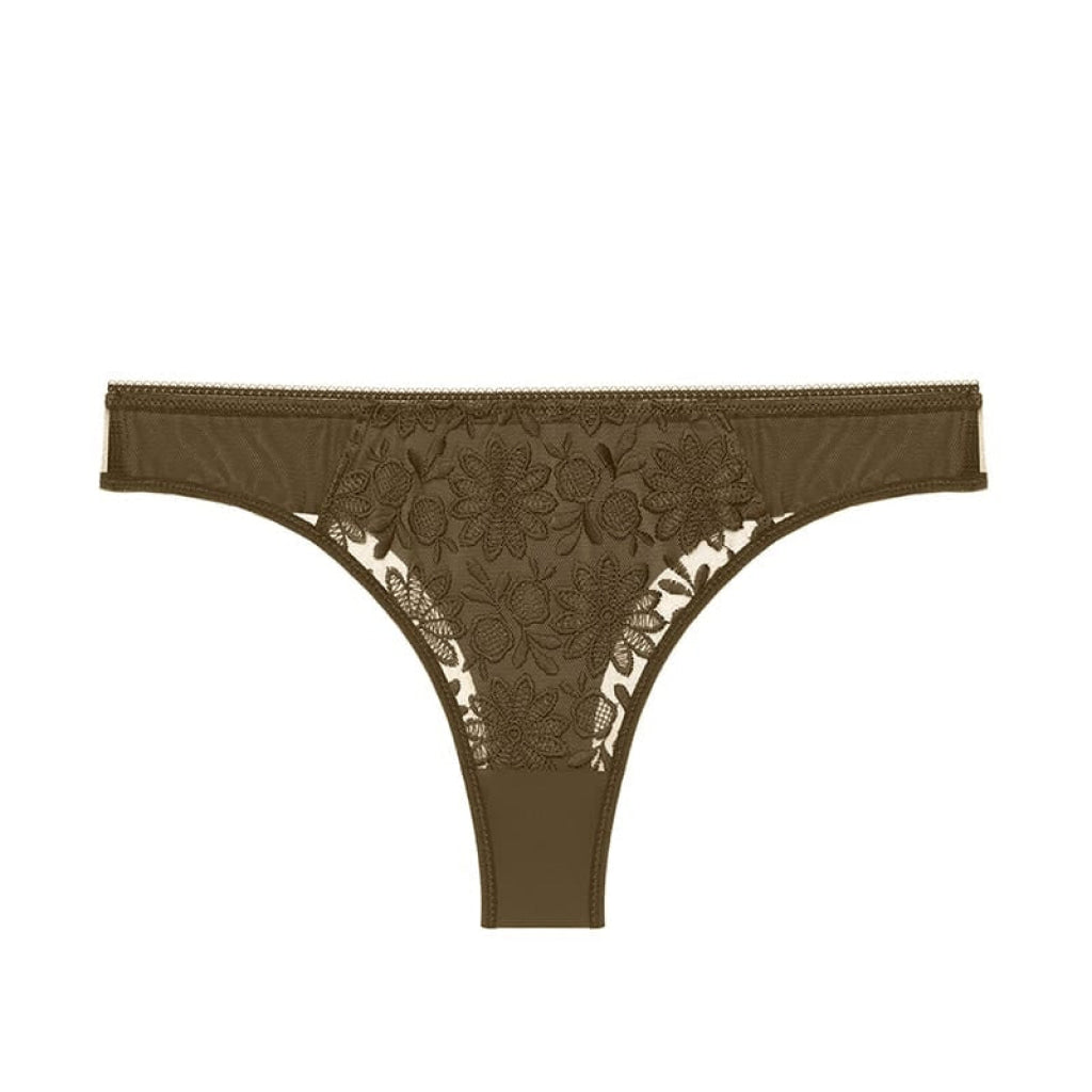 Simone Pérèle Amazone String 1C2710 661 Vert Nomade