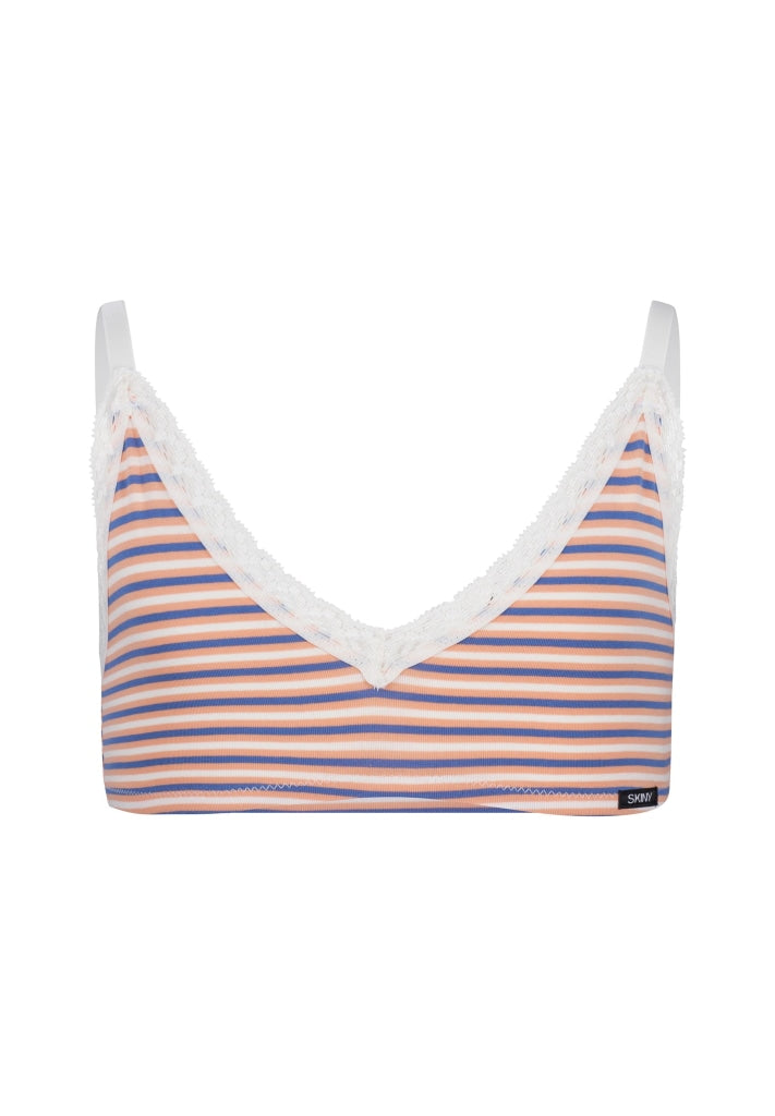 Skiny Girls Top 2Pack 030003 S253 Coral Stripes