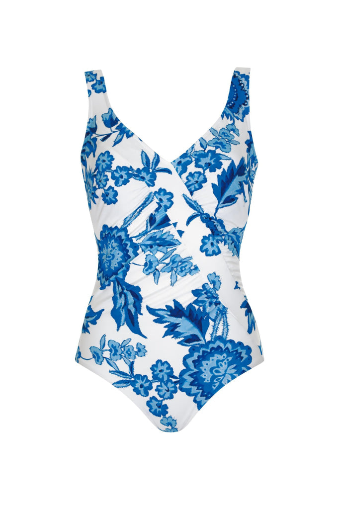 Sunflair Badpak Met Mousse Cups 22157 2601 Blau/Weiss 38 / B
