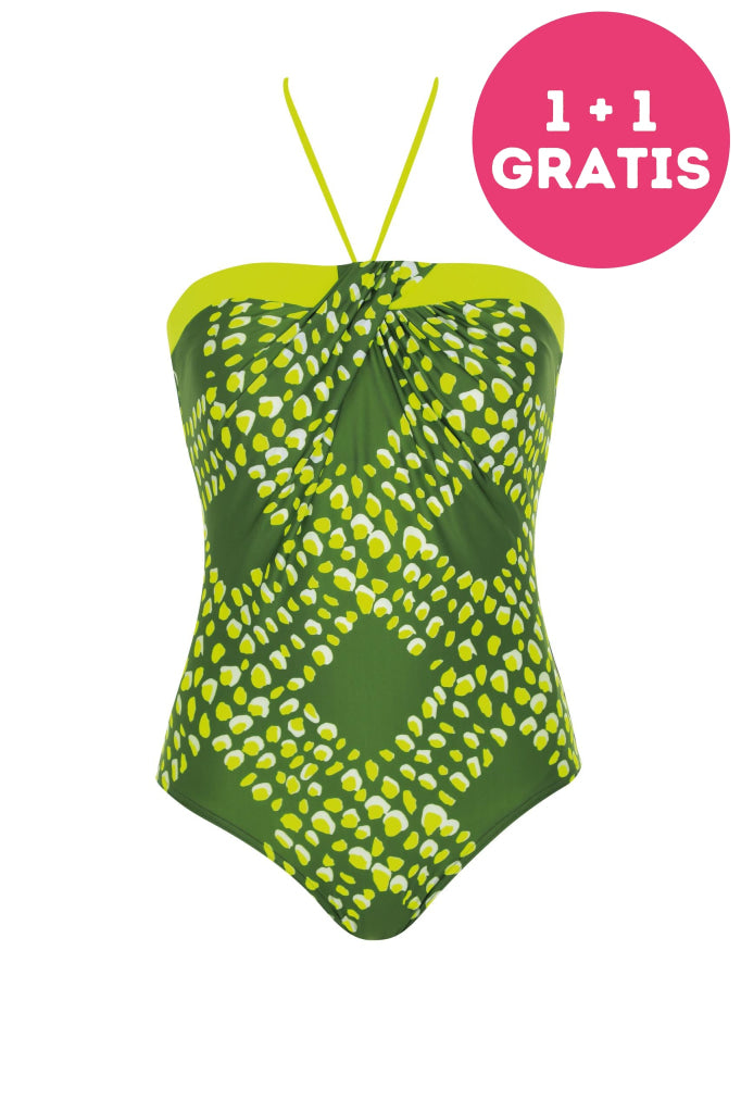 Sunflair Badpak Strapless 22144 75 Gruen