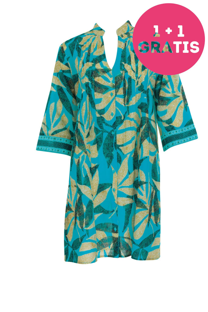 Sunflair Blouse Met 3/4 Mouw 23813 23 Tuerkis S